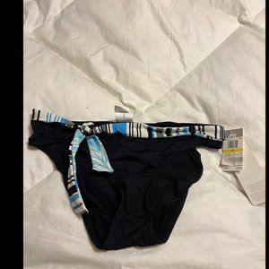 JAG blue and black bikini bottom size M womens swimsuit